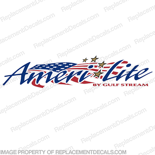 Amerilite by Gulfstream RV Decal ameri-lite, ameri, lite, gulf, stream, INCR10Aug2021 