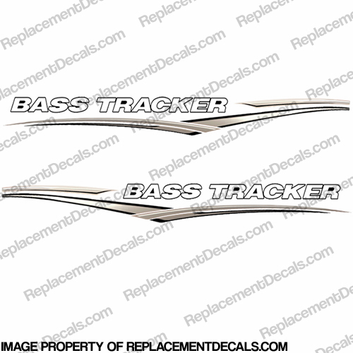 Bass Tracker Boat Graphic Decals - Tan INCR10Aug2021