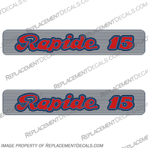 Cruise Craft Rapide 15 Boat Logo Decals (Set of 2) cruise, craft, rapide, 15, boat, logo, decal, decals, set, of, 2, stickers, outboard, engine, motor, logos, 