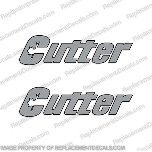 Cutter by Grew Boat Decals (Set of 2) - Any color!  boat, decals, cutter, by, grew, bass, fishing, ski, stickers