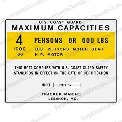 Tracker Marine Pro 17 - 4 Person INCR10Aug2021