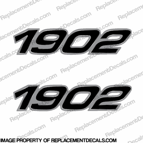 Century Boats 1902 Logo Decals INCR10Aug2021