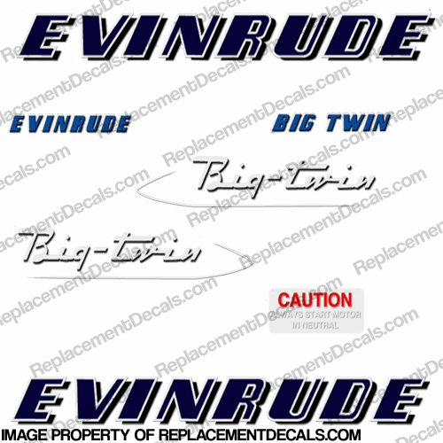 Evinrude 1953 25hp Decal Kit INCR10Aug2021