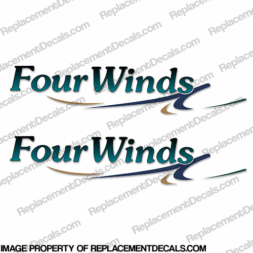 FourWinds RV Decals (Set of 2) four winds, INCR10Aug2021