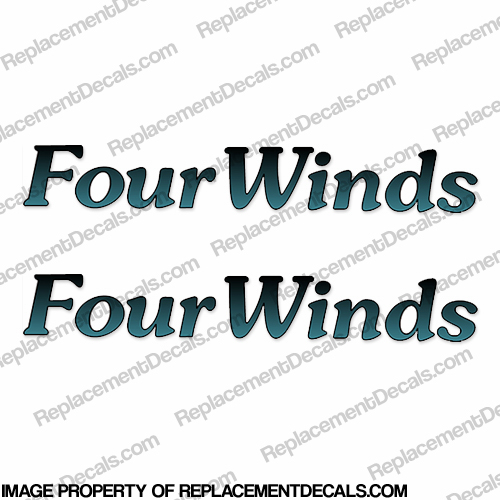 FourWinds RV Decals - Without Graphic (Set of 2) four winds, INCR10Aug2021