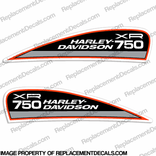 Harley-Davidson XR750 Fuel Tank Motorcycle Decals (Set of 2) INCR10Aug2021
