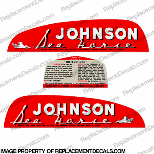Johnson 1949 2.5hp Decals INCR10Aug2021