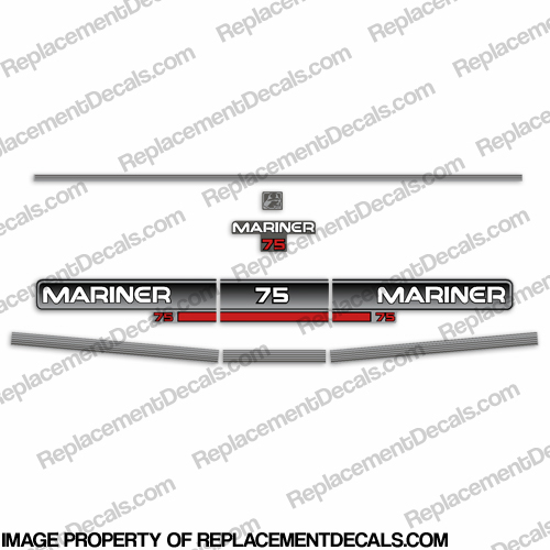 Mariner 1994 75hp Decal Kit INCR10Aug2021