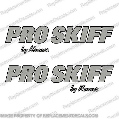 Pro Skiff by Kenner Boat Decals - (set of 2) - 2 color! Pro_Skiff_by_Kenner_2_color_outboard_boat_decal_kit_stickers