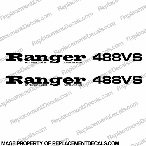 Ranger 488VS Decals (Set of 2) - Any Color! INCR10Aug2021