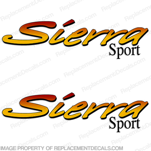 Sierra Sport by Forest River RV Toy Hauler Decals (Set of 2) INCR10Aug2021