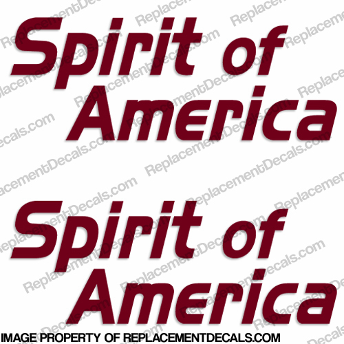 Coachmen Spirit of America RV Logo Decals (Set of 2) Any Color! INCR10Aug2021