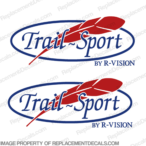 Trail Sport by R-Vision RV Decals (Set of 2) INCR10Aug2021