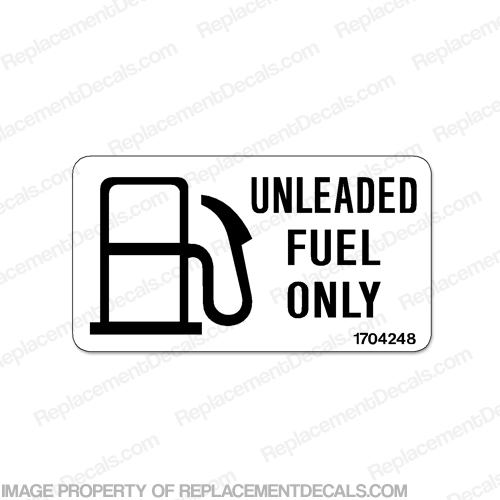 Label Decal - Unleaded Fuel Only INCR10Aug2021
