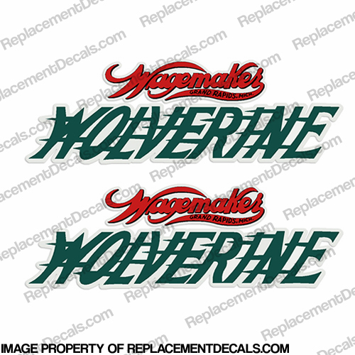 1954 Wagemaker Wolverine Boats Decal INCR10Aug2021